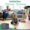 Miniatyrbild 2 av 10: Trådlös säkerhetskamera Rörelsedetektering Infraröd WiFi-kamera Svart