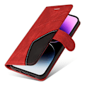 Miniatyrbillede 7 af 9: Til iPhone 15 Pro Max KT Series-1 Dobbeltfarvet etui Red