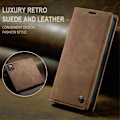 Miniatyrbillede 11 af 11: CASEME Retro tegnebog taske til iPhone 14 - Lysebrun Brown