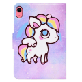 Miniatyrbillede 2 af 10: Til iPad 10.9 (2022) Tabletetui Cover Foldbart stativ - Farverig pony Multicolor