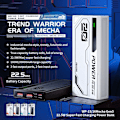 Pikkukuva 2 / 4: WEKOME WP-16 Mecha Gen3 22,5 W Supernopea latausvirtalähde 20 000 mAh Black