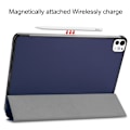 Miniatyrbild 4 av 8: Till iPad Pro 11 (2024) Slim fit tri-fold fodral - MörkBlå Mörkblå