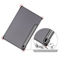 Pikkukuva 7 / 10: Kolmen taittotelineen älykotelo Samsung Galaxy Tab S7 FE/Tab S7 Plus/Tab S8+ -puhelimelle Grey