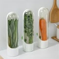 Miniatyrbillede 2 af 7: Køleskab Grøntsager Frisk Holde Container Planter Opbevaring Green