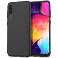 Miniatyrbillede 2 af 8: Jazz Twill Texture TPU Cover til Samsung Galaxy A50 - Sort Black
