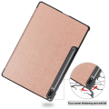 Pikkukuva 7 / 9: Tri-fold Stand Smart Case for Samsung Galaxy Tab S7 Plus / S8 Plus - RoseGold Pink gold