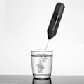 Miniatyrbillede 6 af 11: Mælkeskummer Håndholdt skummaskine Rustfrit stål Elektrisk mixer Husholdningsægpiskerværktøj Black