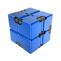 Miniatyrbillede 1 af 7: Fidget Toy Infinite Cube Stressaflastende Flip-blok - Blå Blue