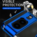 Miniatyrbild 5 av 8: För Pixel 8 Pro skal Finger Ring TPU Transparent