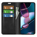 Miniatyrbillede 8 af 9: Wallet Stand Telefontaske til Motorola Edge 30 - Sort Black