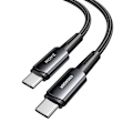 Pikkukuva 1 / 9: ESSAGER 2m USB-C - USB-C PD 240W latauskaapeli Datakaapeli Pikalataus Black