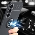 Miniatyrbilde 5 av 8: Samsung Galaxy S24+ TPU Deksel Med Fingerring - Svart Black