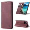 Miniatyrbillede 1 af 11: CASEME Retro Wallet Case for Xiaomi Mi 11 - Wine Red Red