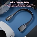 Pikkukuva 5 / 10: PowerBank Meta Pico HTC VR -kuulokemikrofonille Pikalaturi 10000mAh Black