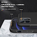 Miniatyrbillede 2 af 7: iPhone 13 Mini Finger Ring Kickstand Hybrid Case Black