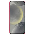 Pikkukuva 3 / 4: Samsung Galaxy S25 KSQ Pu-nahkapäällysteinen kuori kova kotelo Pink