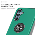Miniatyrbilde 3 av 7: Til Samsung Galaxy A26 5G Hybrid Deksel med Roterbar Ringholder Green