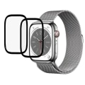 Miniatyrbilde 6 av 6: Apple Watch Series 8 / 7 45mm Full Coverage skjermbeskytter 2 stk Transparent