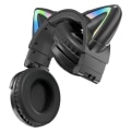 Pikkukuva 6 / 10: Cat Ears Bluetooth Headset mikrofoni Langattomat kuulokkeet - Musta Black