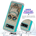 Pikkukuva 5 / 5: Samsung Galaxy S10+ Pattern PC TPU Phone Shell - Owl Black