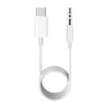 USB - C til 3,5 mm Audio Aux Adapterkabel White