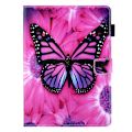 Miniatyrbillede 6 af 7: For iPad 10.9 (2022) Tablet Case Cover Foldable Stand - Pink Butterfly Pink