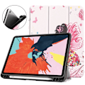 Miniatyrbild 1 av 9: Apple iPad Air (2020) (2022) Slim fit tri-fold fodral - Beautiful Girl multifärg