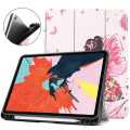 Miniatyrbillede 1 af 9: Apple iPad Air (2020) (2022) Slim fit tri-fold fodral - Beautiful Girl Multicolor