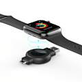 Miniatyrbillede 3 af 11: Oplader til Watch Series + Samsung med USB-C+USB stik Black