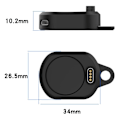 Miniatyrbild 3 av 11: Garmin Fenix 7/7S/7X USB Laddning docka usb-c micro-usb Svart