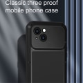 Miniatyrbild 3 av 7: iPhone 14 Plus LOVE MEI Kraftfullt stötsäkert fodral metall+silikon härdat glas Svart