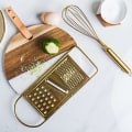 Miniatyrbilde 2 av 8: Flat ostjern i rustfritt stål Gold