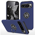 Miniatyrbilde 1 av 7: Hybrid-etui med fingerreim og kickstand for Google Pixel 9 / Pixel 9 Pro Blue