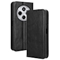 Miniatyrbilde 1 av 7: Etui med lommebok og stativ for Xiaomi Redmi 14C - Retro, svart Black