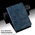 Miniatyrbillede 8 af 11: Til iPad 10.2 (2021)/(2020)/(2019) Almindeligt PU-læder tabletcover Blue
