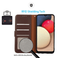 Miniatyrbillede 5 af 8: KHAZNEH Phone Cover for Motorola Moto G22 / Moto E32s 4G - Brown/Blue Brown
