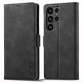 Miniatyrbild 1 av 11: LC.IMEEKE Wallet Case Fodral Samsung Galaxy S23 Ultra - Svart Svart