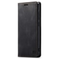 Miniatyrbillede 7 af 11: AUTSPACE A01 Retro tegnebog taske til Samsung Galaxy S23 - Sort Black