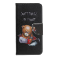Miniatyrbild 1 av 4: Samsung Galaxy A40 Plånboksfodral - Angry Bear and It's Warning Svart