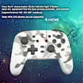 Pikkukuva 4 / 8: Yhteensopiva Nintendo Switch Bluetooth Controller Gamepad Turbo Function -toiminnon kanssa Black