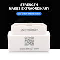 Miniatyrbillede 5 af 6: V01 OBD2 bilfejldiagnosetester Bluetooth elm327 kodelæser White
