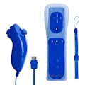 Miniatyrbild 1 av 6: Kompatibelt med Wii Handkontroll-Set Motion Plus, Bulk MörkBlå Blå