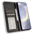 Pikkukuva 2 / 7: Lompakkoteline Käännettävä puhelinkotelo Samsung Galaxy S24 - musta Black