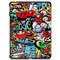 Pikkukuva 2 / 7: OnePlus Pad 2 Tri-fold Stand Wake/Sleep Cover -tablettikotelo - Graffiti Multicolor