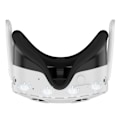 Miniatyrbillede 8 af 10: Til Meta Quest 3S beskyttende etui VR Headset Silikone Cover - Hvid White