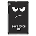 Miniatyrbild 3 av 8: Tri-fold Fodral till Lenovo Tab M10 Plus FHD - Do not Touch Me Svart