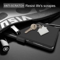 Miniatyrbillede 2 af 10: Xiaomi Redmi 9T PU læder automatisk absorberet telefonhus - sort Black