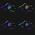 Pikkukuva 2 / 11: RGB LED Mask Gesture Face-Changing Glowing Mask Halloween Party Black
