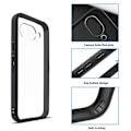 Pikkukuva 5 / 6: Google Pixel 9a Suojakotelo Vahvistetut Kulmat TPU+Acrylic Läpinäkyvä Puhelimen Kotelo Transparent