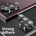 Miniatyrbild 2 av 7: 2-Pack ENKAY Kamera Lins Skydd till Samsung Galaxy S24 Ultra Transparent